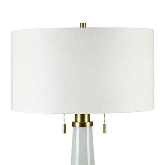 Astoria Glass Buffet Lamp, base close-up