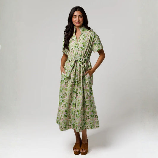 Bria Dress in Key Lime