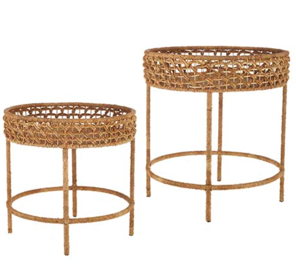 Woven Accent Table