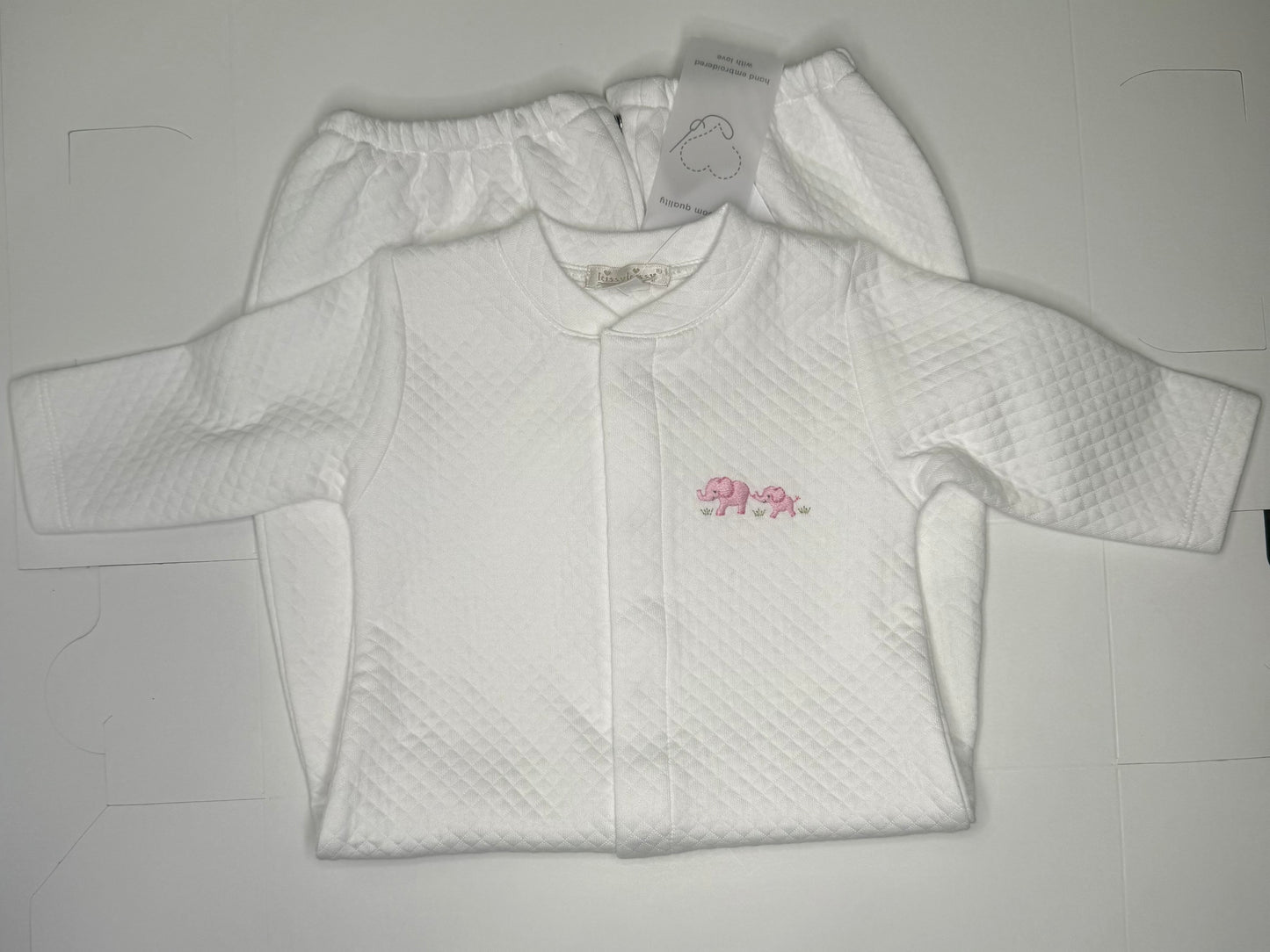 Hand Emb. Elephant Gown