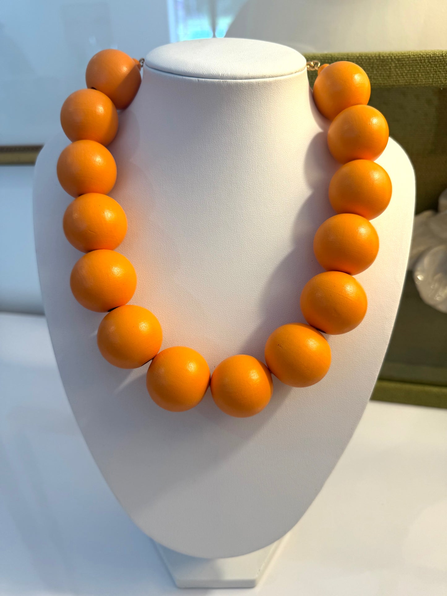Bubble Necklace - Orange