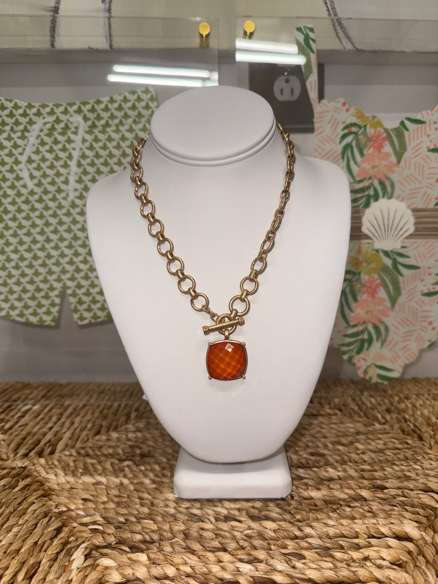 Gold Toggle Necklace