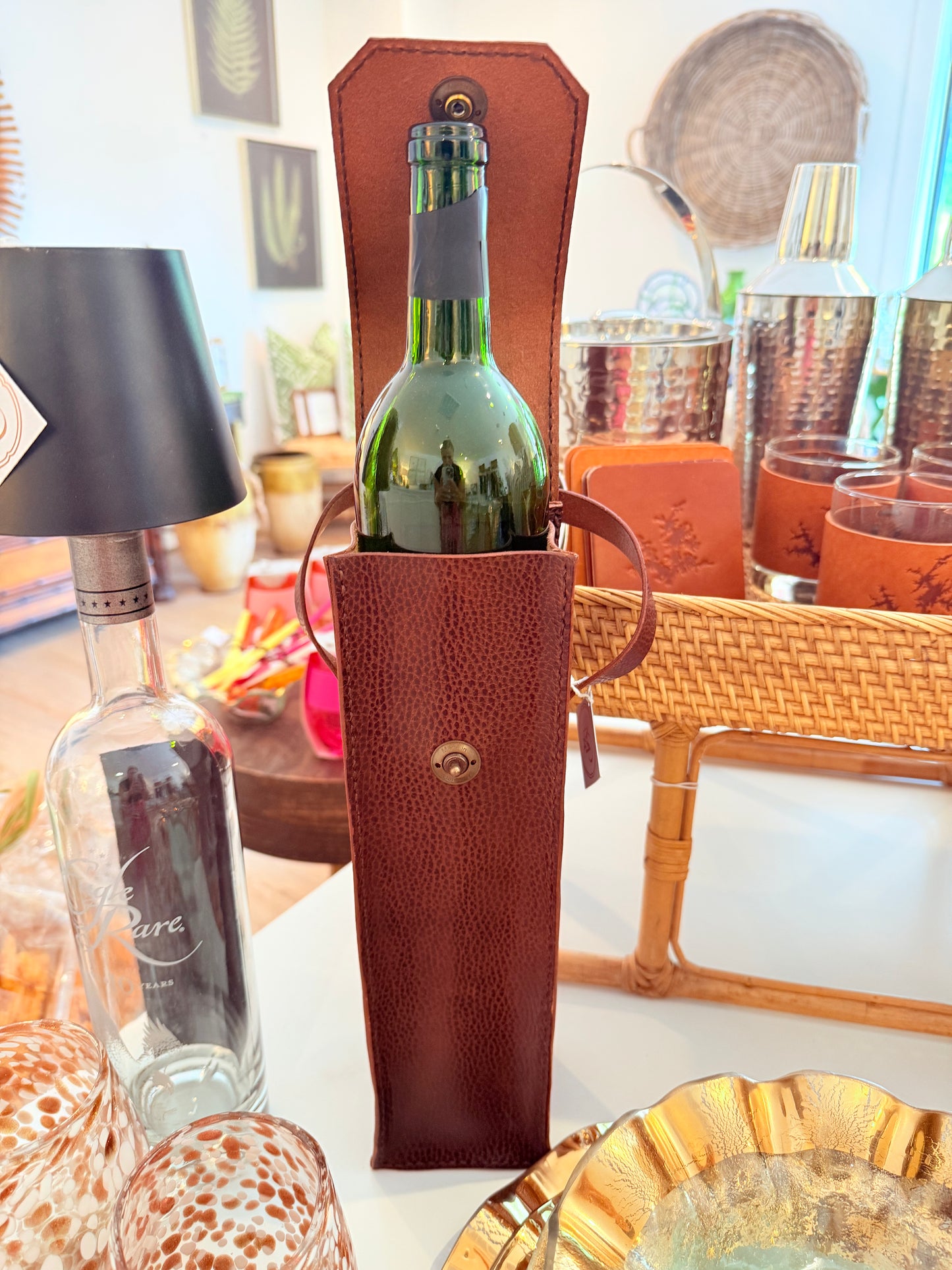 Leather Wine Holder