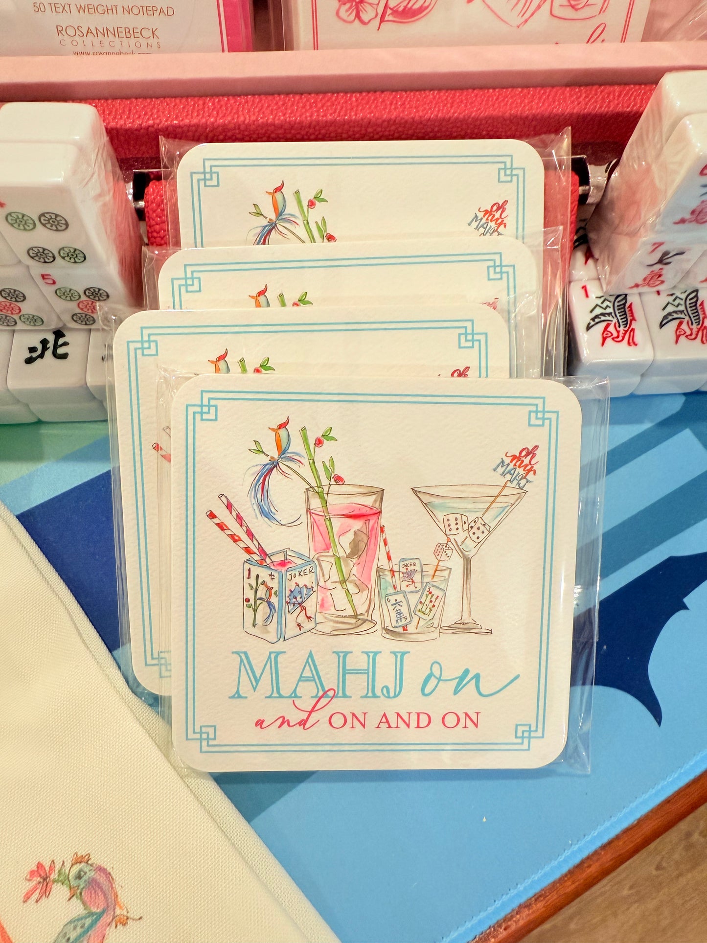 Mahjong Cocktails Coaster