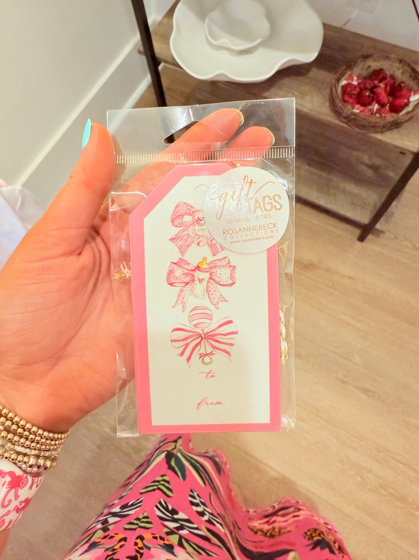 Gift Tags-Baby Pink