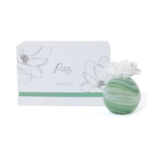 Petals porcelain diffuser, large, Citrus fragrance