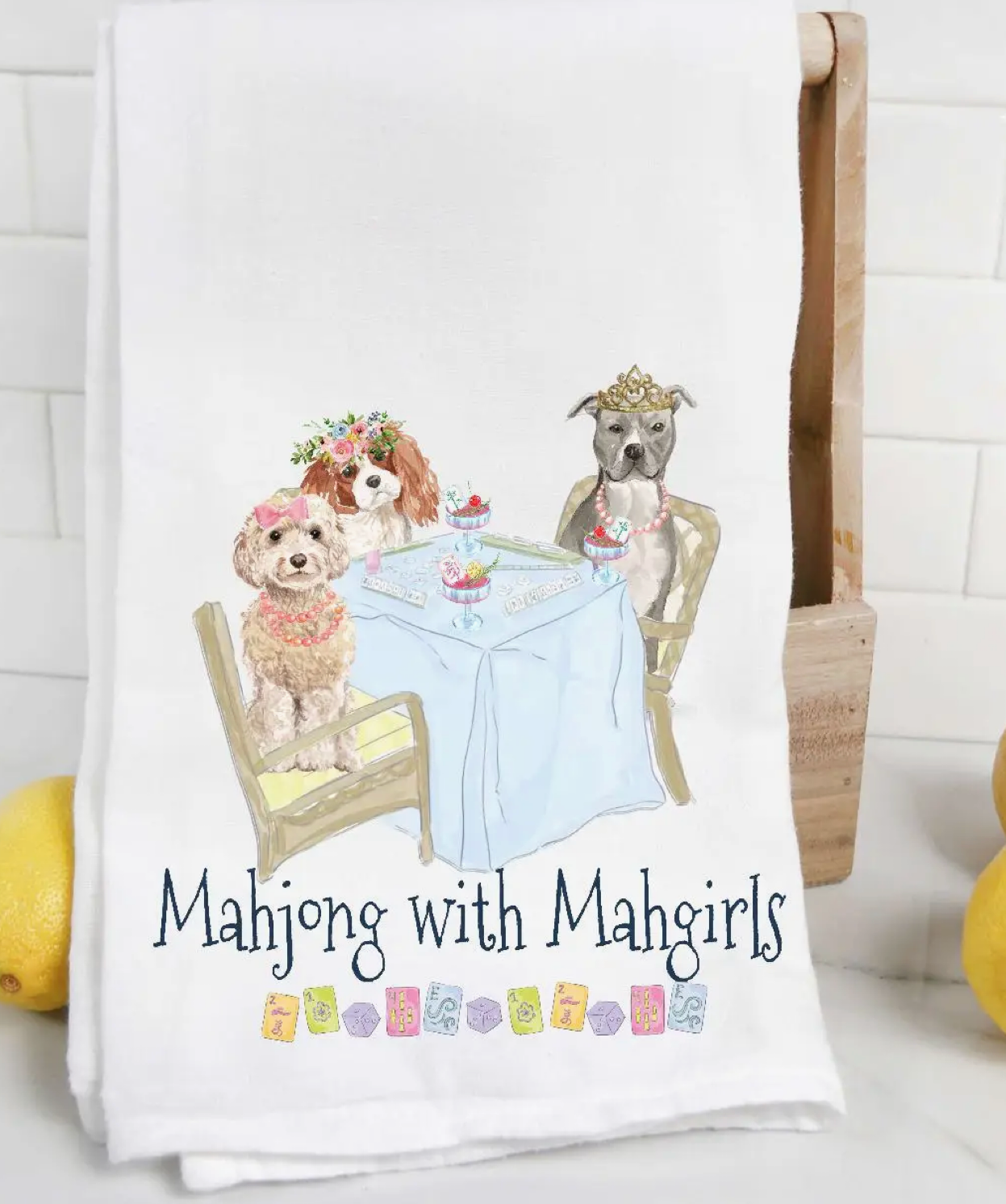 Mahjong w/ Mahgirls Towel