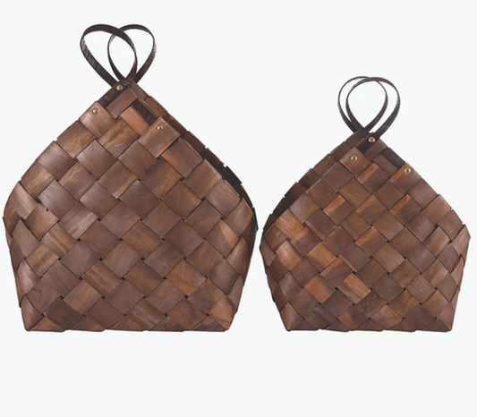 Woven Wood Fiber Basket