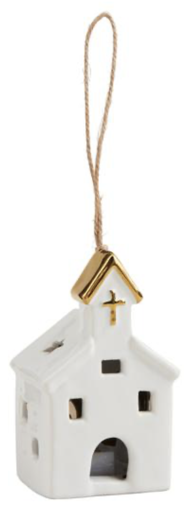 Light-Up Church Ornament