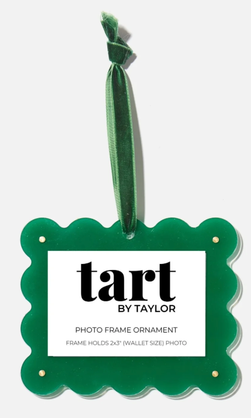Acrylic Scallop Frame Ornament