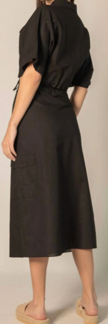 Black Linen Set