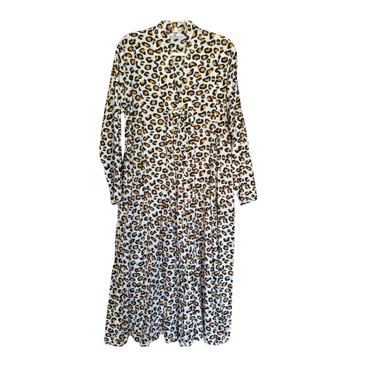 Cheetah print cotton weekender dress, styled shot