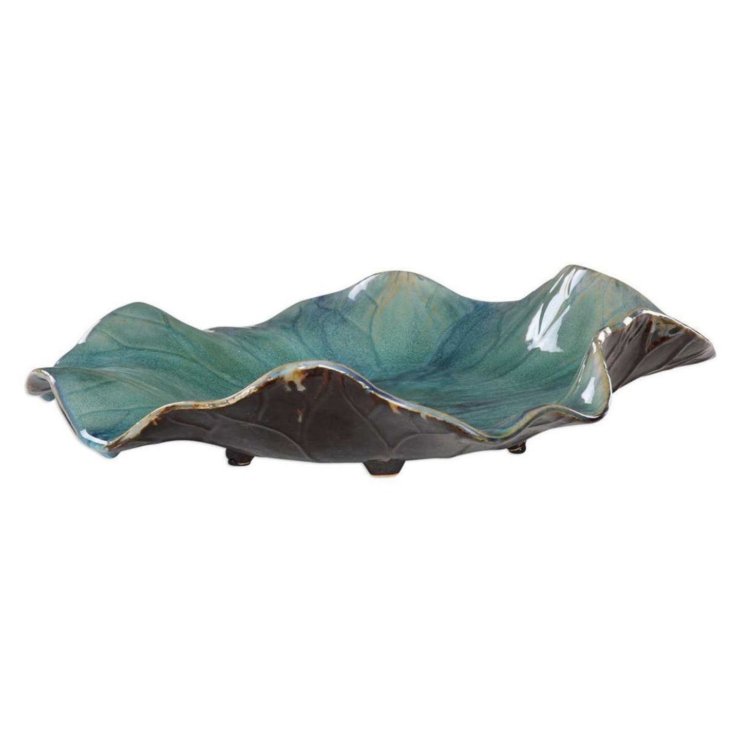 Abella Ceramic Wall Decor, styled on a wall