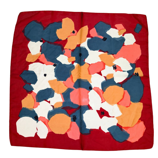 Abstract Colorful Print Scarf, additional view