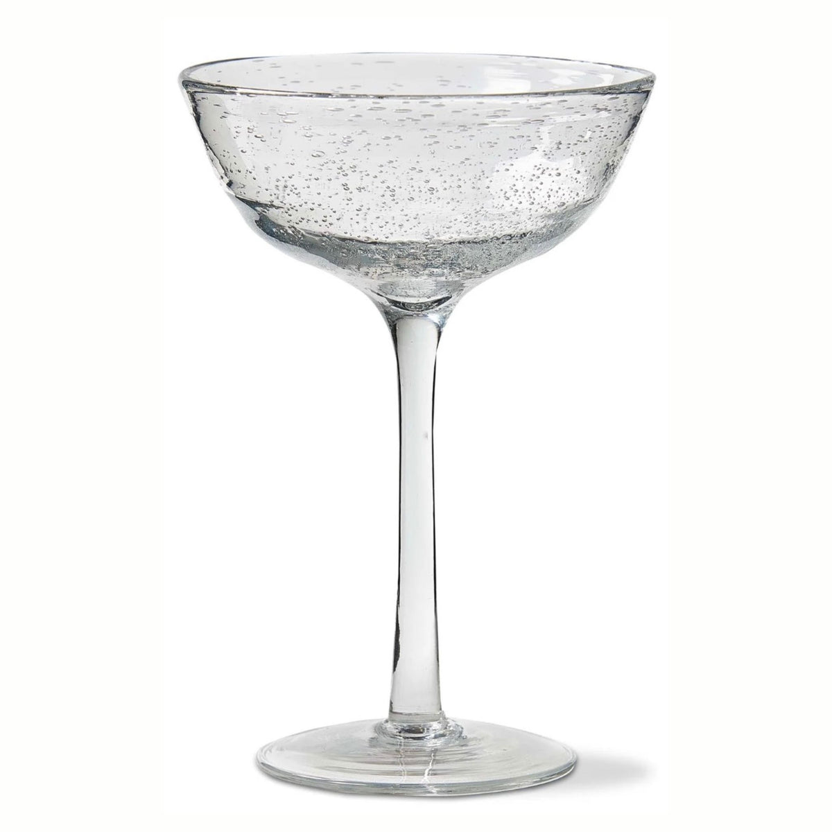 Bubble Glass Coupe with bubbled texture