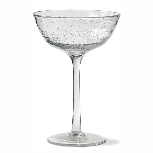 Bubble Glass Coupe with bubbled texture
