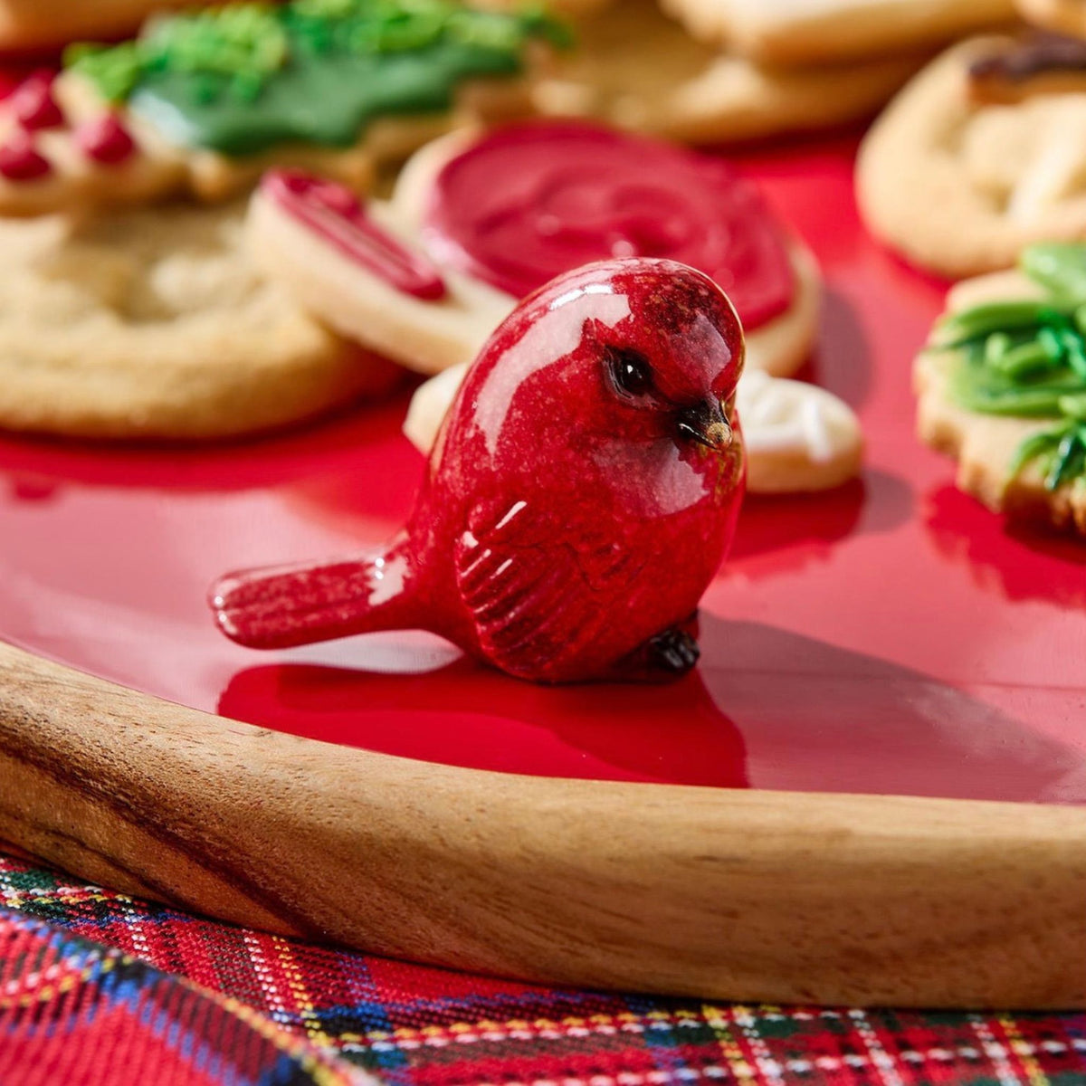 Hand-Painted Cardinal Bird Figurine Two's Company