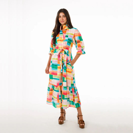Catherine Plaid Dress in classic plaid print