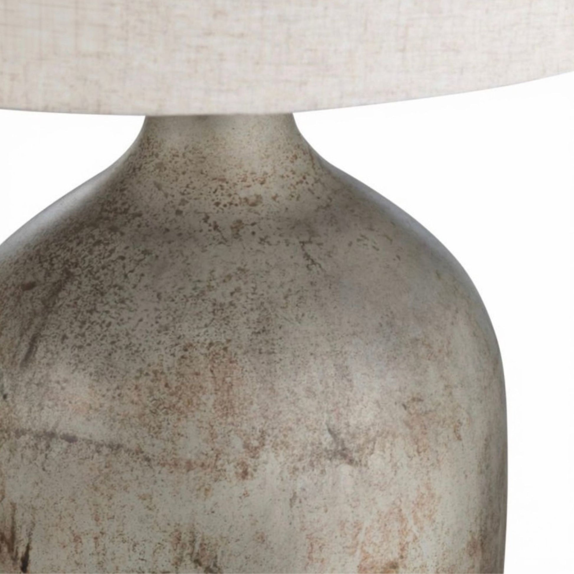 Chambers Table Lamp, glaze finish close-up