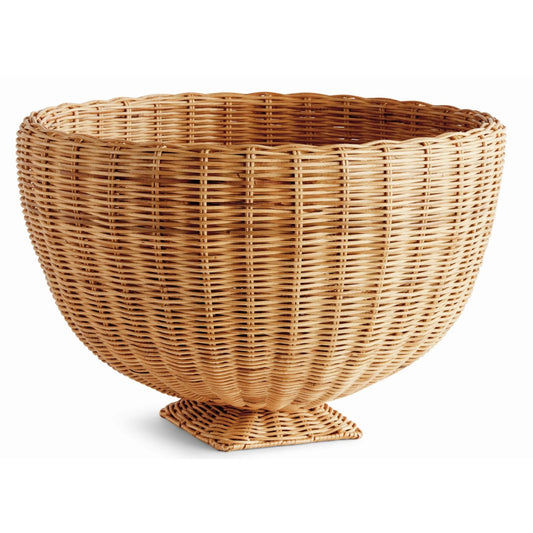 Charleston Rattan Bowl, large