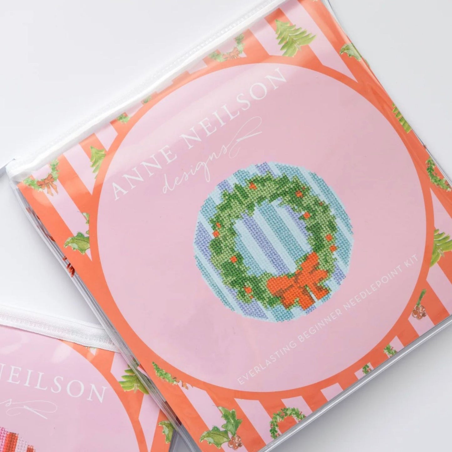 Everlasting Beginner Needlepoint Kit, additional lifestyle view.