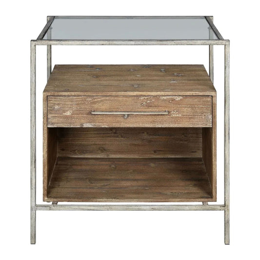 Fisher Chest Accent Table, front view