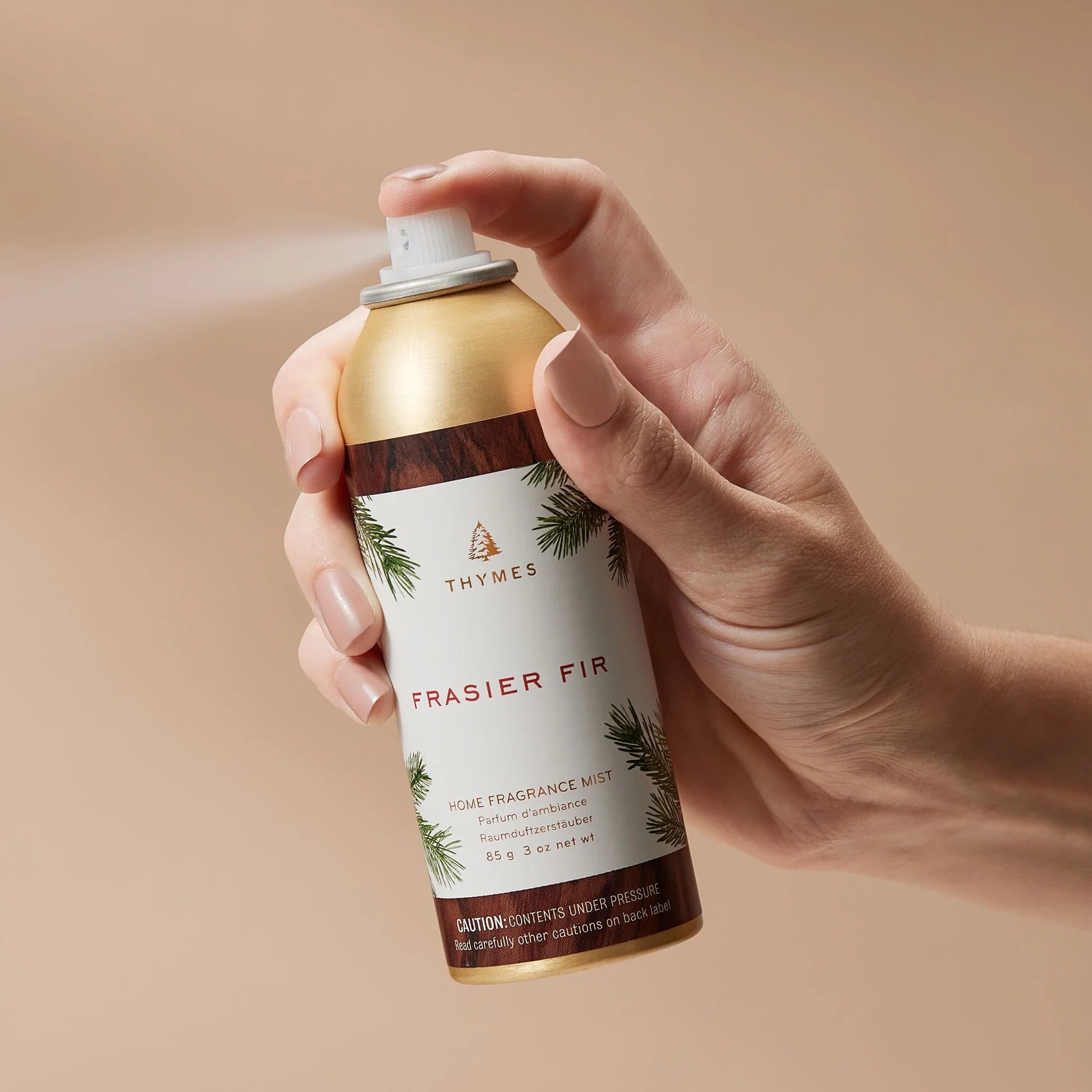 Frasier Fir home fragrance mist, spray nozzle detail