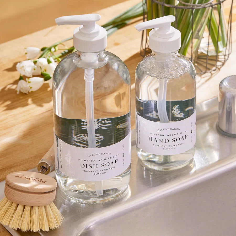 Herb Garden Hand Soap, styled