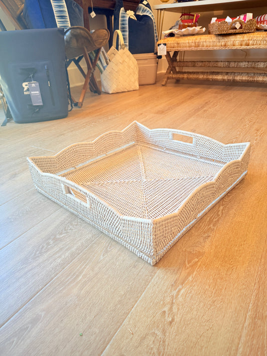 White Wicker Basket