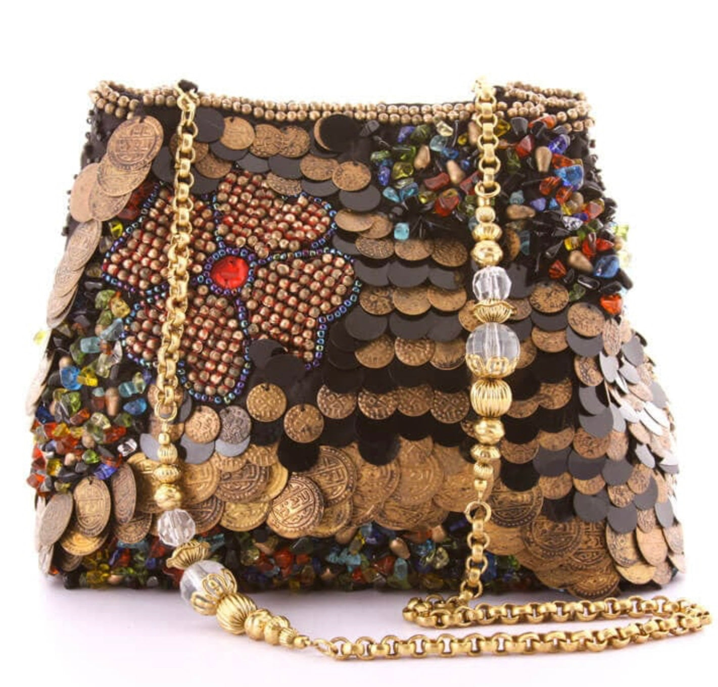 Black Beaded Evening