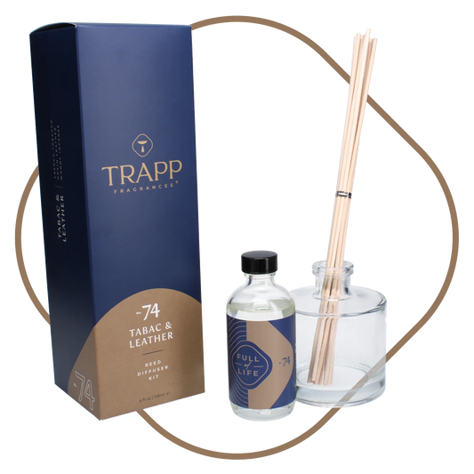 Tabac & Leather Reed Oil Diffuser Kit