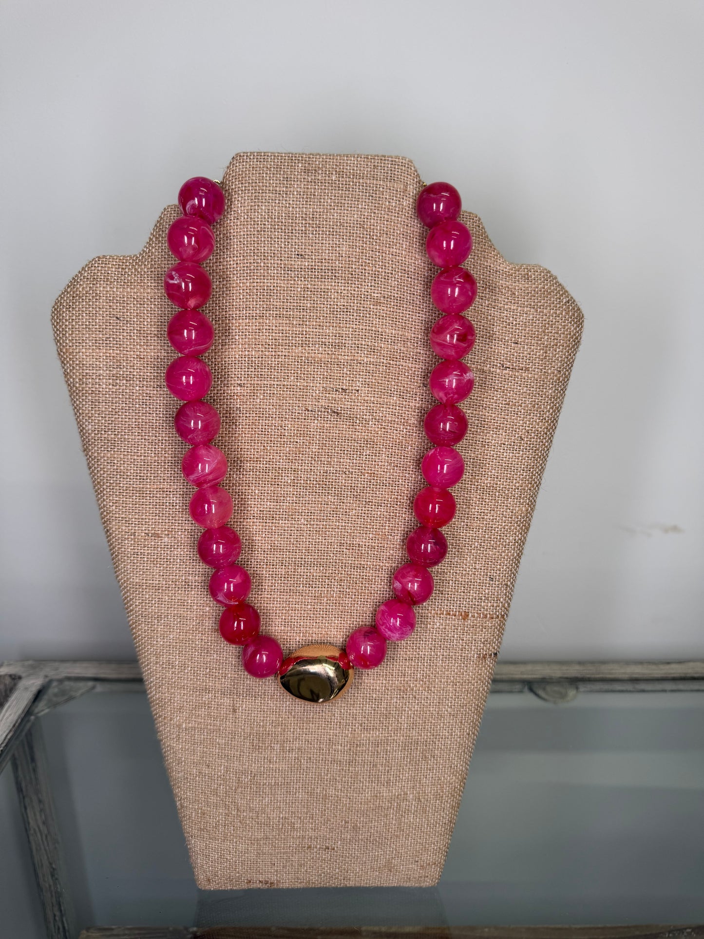 Beads and Gold Charm