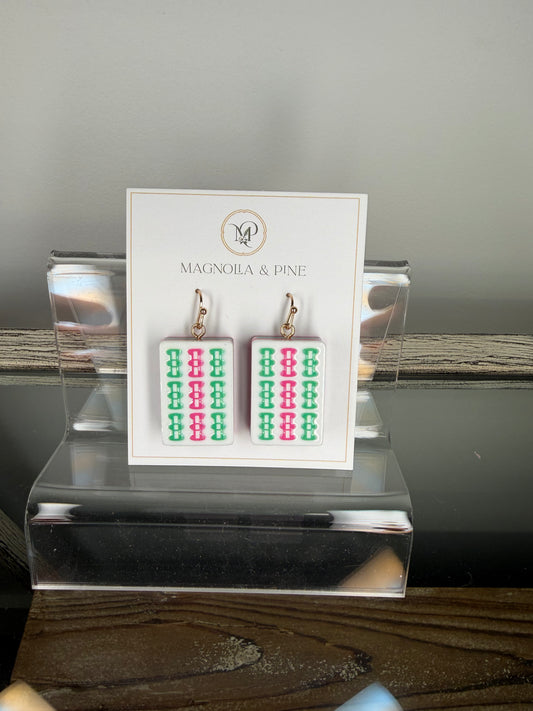 Mahjong Earrings