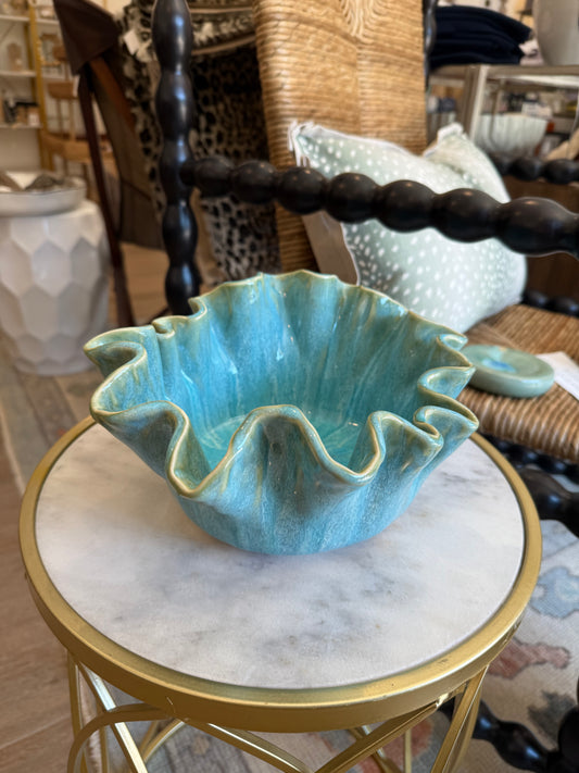 Scalloped Ceramic Bowl