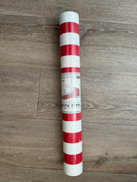 Table Runner-Red Stripe