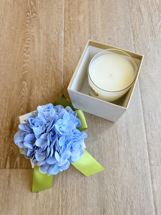 Blue Hydrangea Flower Box