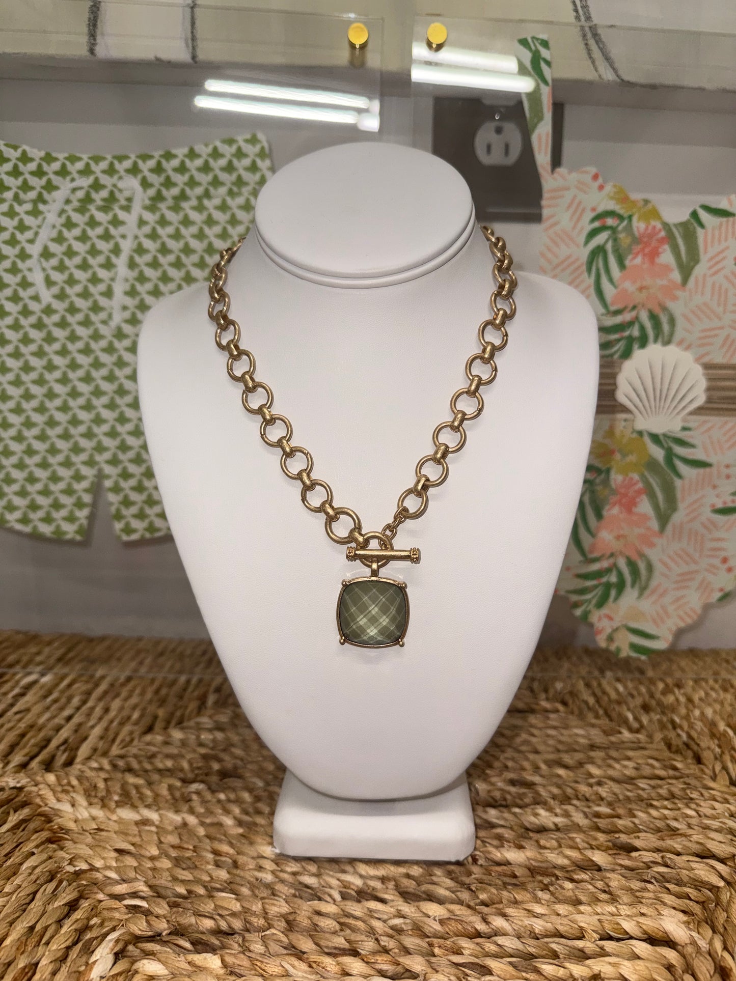 Gold Toggle Necklace