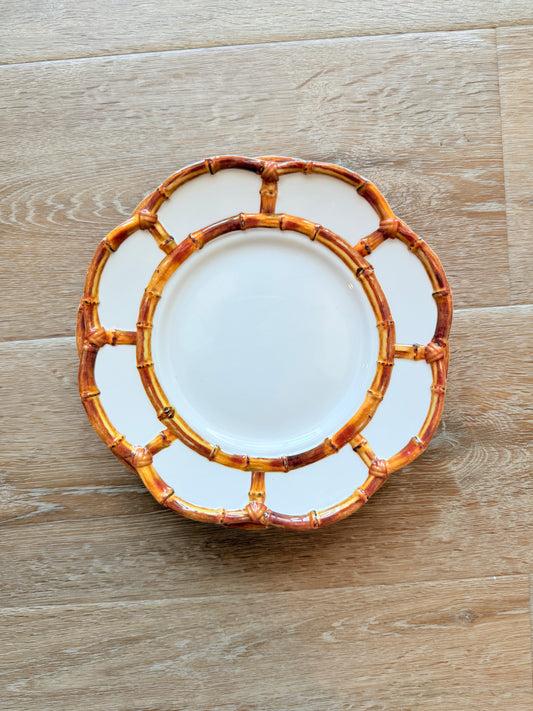 Melamine Salad Bamboo Natural