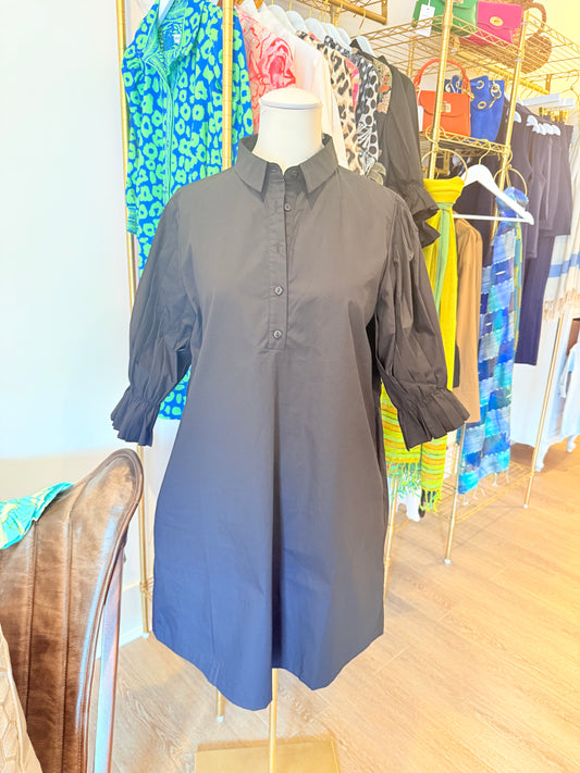 Black Poplin Dress