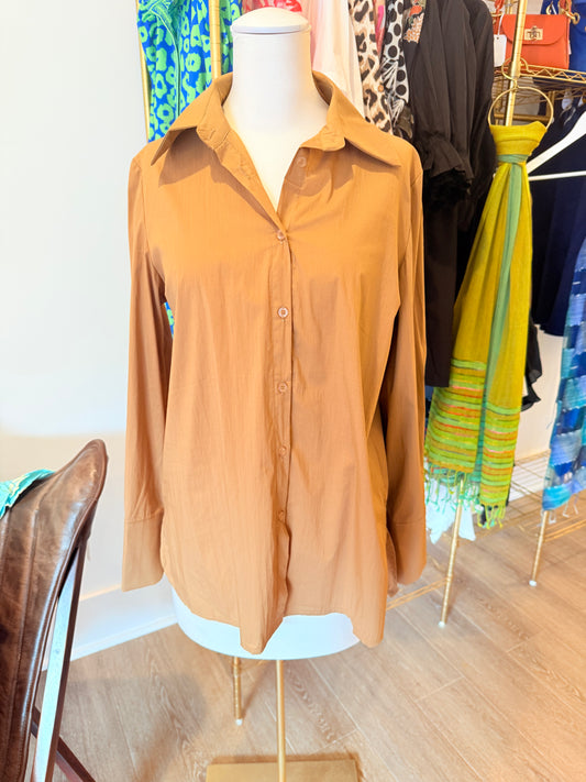 Camel Button-Up