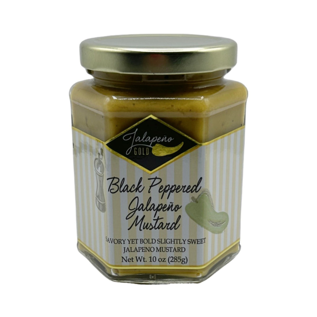 Black Peppered Jalapeño Mustard