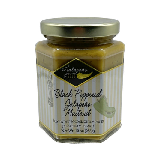 Black Peppered Jalapeño Mustard