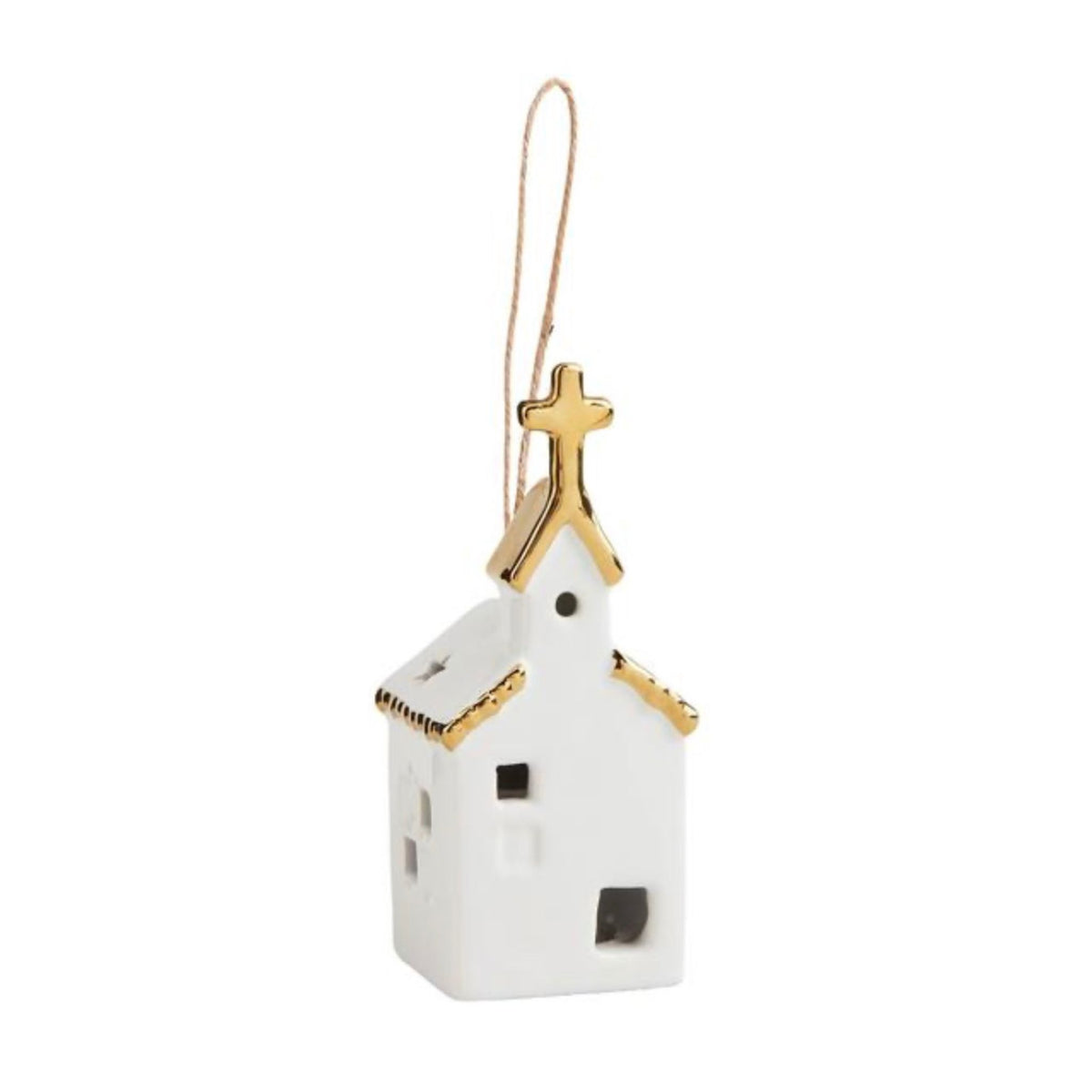 Light-Up Church Ornament, Steeple style