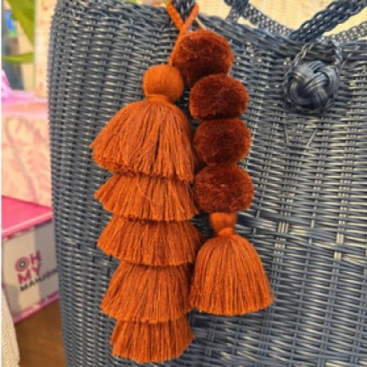 The Lilley Line El Fuego Pom-Pom Bag Charm
