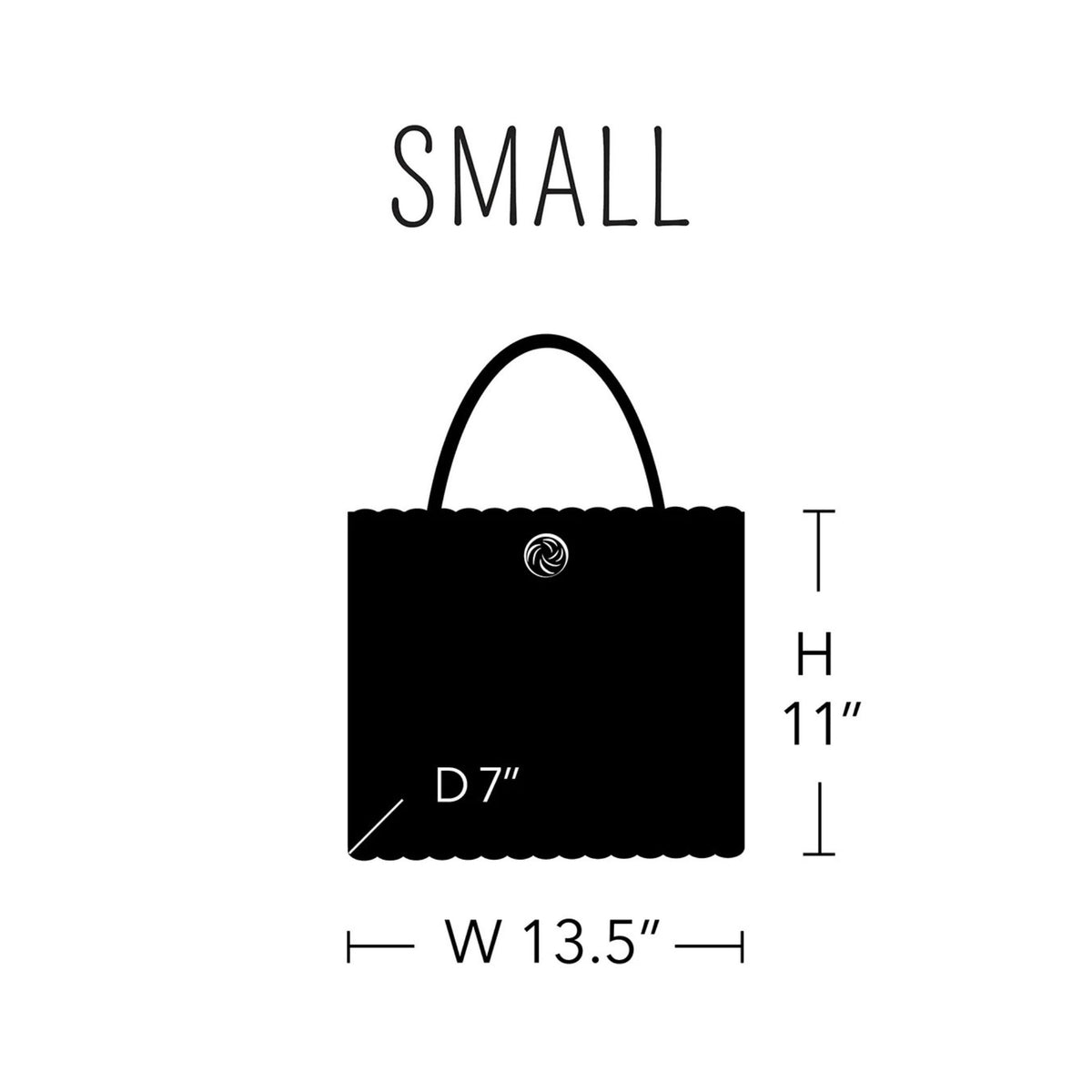 The Lilley Line Small Woven Tote with Pom-Pom
