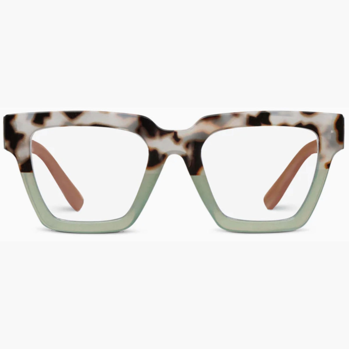 Peeper Readers, Take a Bow style in Chai Tortoise Green