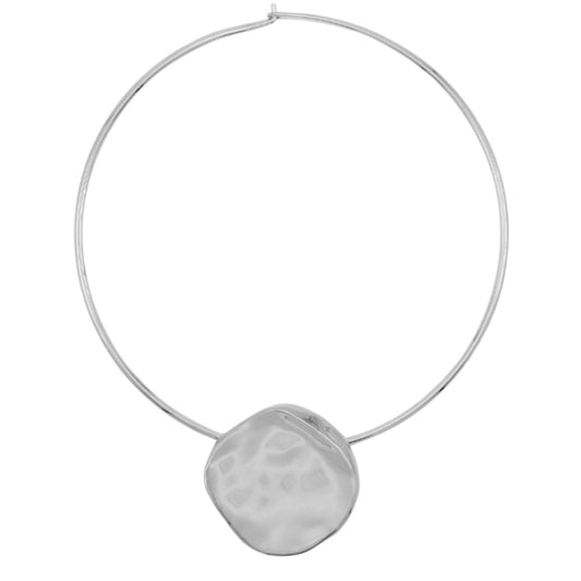 Structured Choker with Pendant
