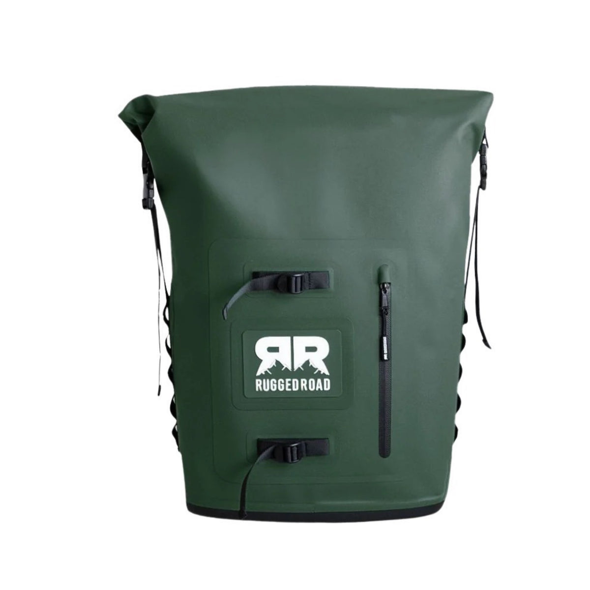 Backpack cooler in green.