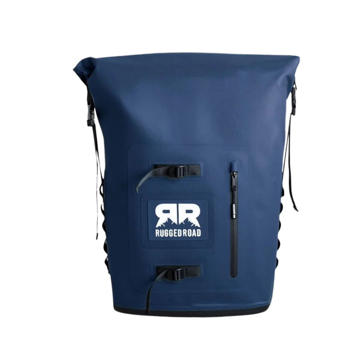 Backpack cooler in navy blue.