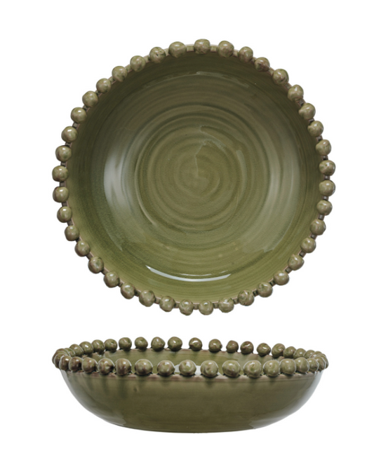 Terra-cotta Bowl - Green